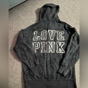 VS Pink Zip Up Sweatshirt